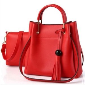 2 in 1 Tote Tassel Bag